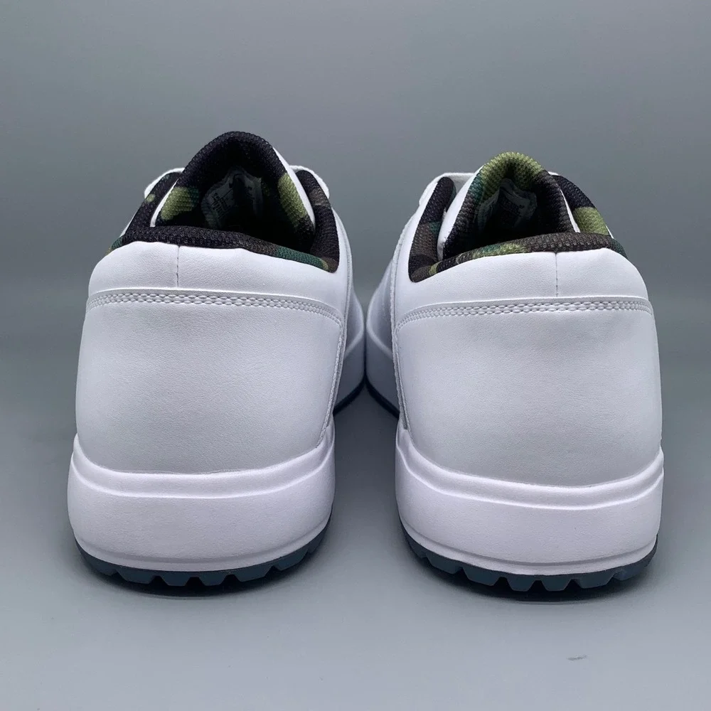 Jordan Nu Retro 1 Low Triple White Camo Golf Shoes FZ4153-102 Men's‎ Sz 15 NWT